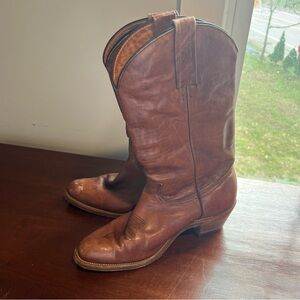 Vintage Frye Men's Rustic Brown Western Boots